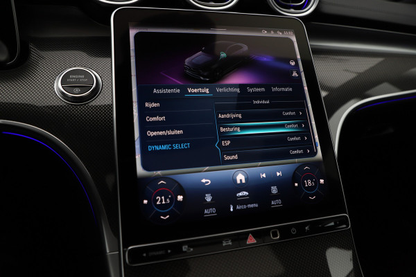 Mercedes-Benz C-Klasse 200 AMG Launch Edition | 204PK | Head-up | Keyless-go | Burmester | Sfeerverlichting | Memory | Leder | Pano | Trekhaak | NL-Aut