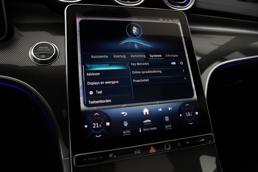 Mercedes-Benz C-Klasse 200 AMG Launch Edition | 204PK | Head-up | Keyless-go | Burmester | Sfeerverlichting | Memory | Leder | Pano | Trekhaak | NL-Aut