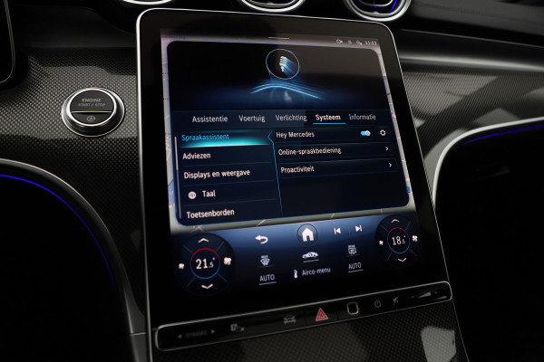 Mercedes-Benz C-Klasse 200 AMG Launch Edition | 204PK | Head-up | Keyless-go | Burmester | Sfeerverlichting | Memory | Leder | Pano | Trekhaak | NL-Aut