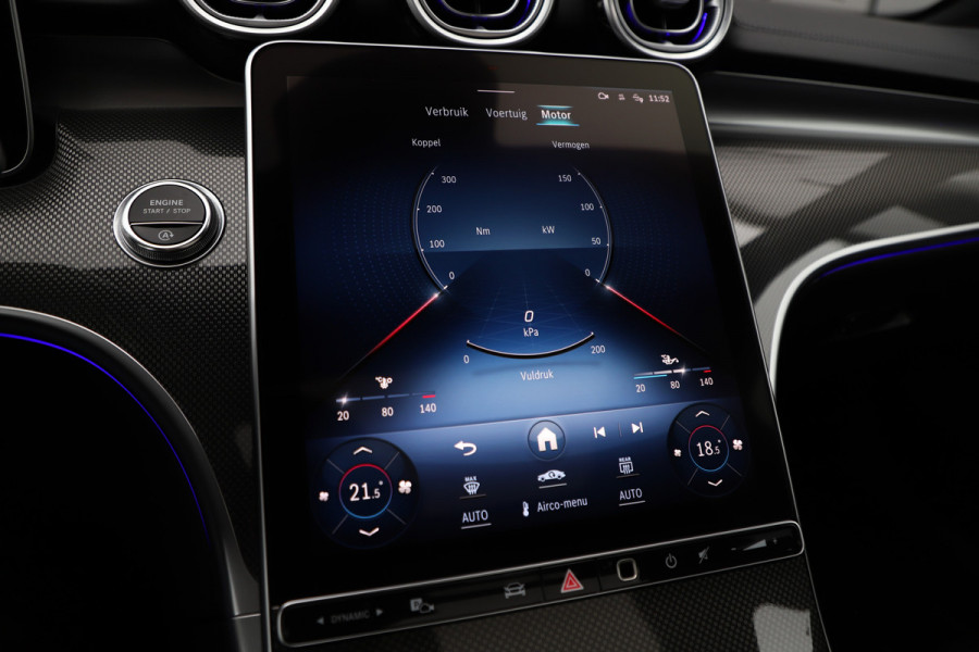 Mercedes-Benz C-Klasse 200 AMG Launch Edition | 204PK | Head-up | Keyless-go | Burmester | Sfeerverlichting | Memory | Leder | Pano | Trekhaak | NL-Aut