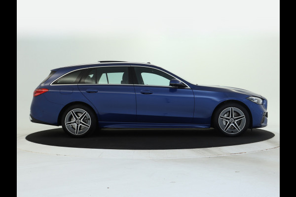 Mercedes-Benz C-Klasse Estate 300 e AMG Plug-In Hybride Edition AMG-Line | Panorama Schuif-Kanteldak | Alarm Klasse 3  |360° camera | Stuur en Stoelverwarming. Inclusief 24 maanden Mercedes-Benz Certified garantie voor Europa.