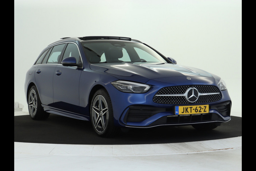 Mercedes-Benz C-Klasse Estate 300 e AMG Plug-In Hybride Edition AMG-Line | Panorama Schuif-Kanteldak | Alarm Klasse 3  |360° camera | Stuur en Stoelverwarming. Inclusief 24 maanden Mercedes-Benz Certified garantie voor Europa.