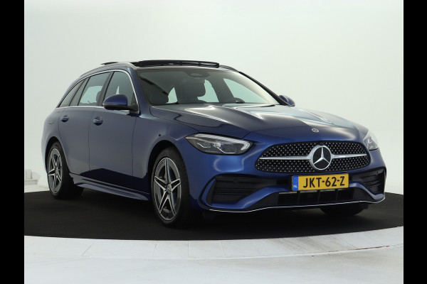 Mercedes-Benz C-Klasse Estate 300 e AMG Plug-In Hybride Edition AMG-Line | Panorama Schuif-Kanteldak | Alarm Klasse 3  |360° camera | Stuur en Stoelverwarming. Inclusief 24 maanden Mercedes-Benz Certified garantie voor Europa.