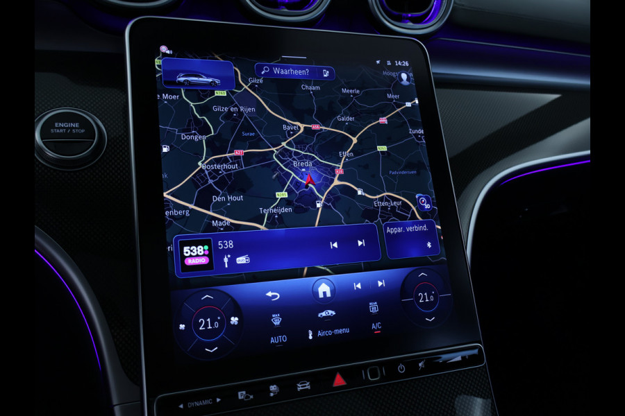 Mercedes-Benz C-Klasse Estate 300 e AMG Plug-In Hybride Edition AMG-Line | Panorama Schuif-Kanteldak | Alarm Klasse 3  |360° camera | Stuur en Stoelverwarming. Inclusief 24 maanden Mercedes-Benz Certified garantie voor Europa.