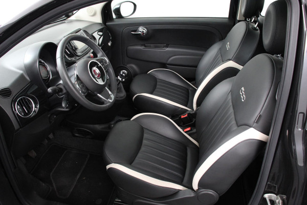 Fiat 500 1.2 Lounge | Lederen Bekleding | Navigatie | Panoramadak | Climate Control | Cruise control | DAB  Lichtmetalen Velgen