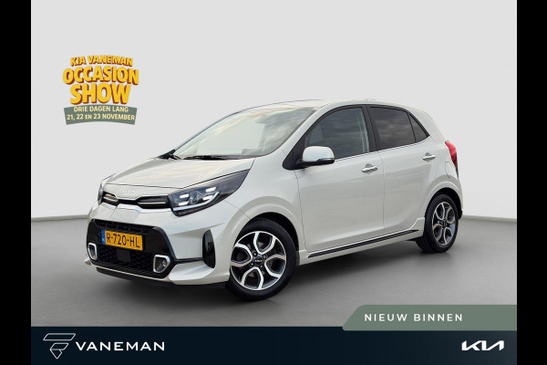 Kia Picanto 1.0 DPi GT-Line Automaat | Camera | Cruise | Clima | Navi | Leder | Key-Less | Apple Carplay & Android Auto |