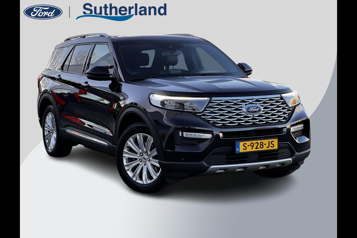 Ford Explorer 3.0 V6 EcoBoost PHEV Platinum | Panoramadak | Winter Pack | Afneembare Trekhaak