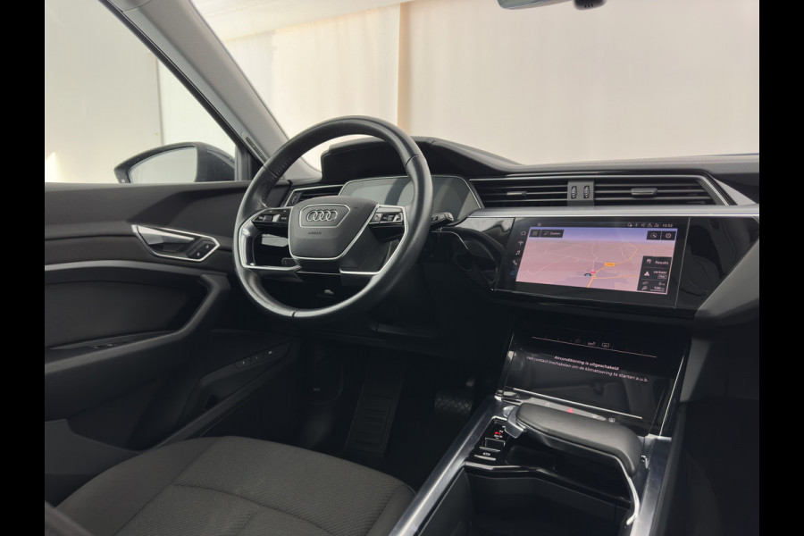 Audi e-tron 50 Quattro *ELECTRO-MOTOR AUDIBLE* Launch edition 71 kWh [ 3-Fase ] {SOH-100%} (INCL-BTW) Aut. *FULL-LED | DIGI-COCKPIT | NAVI-FULLMAP | HEATED-COMFORTSEATS | KEYLESS | AUDI-SOUND | SHIFT-PADDLES | ECC | PDC | CRUISE | 20''ALU*
