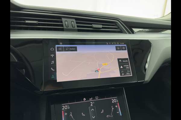 Audi e-tron 50 Quattro *ELECTRO-MOTOR AUDIBLE* Launch edition 71 kWh [ 3-Fase ] {SOH-100%} (INCL-BTW) Aut. *FULL-LED | DIGI-COCKPIT | NAVI-FULLMAP | HEATED-COMFORTSEATS | KEYLESS | AUDI-SOUND | SHIFT-PADDLES | ECC | PDC | CRUISE | 20''ALU*