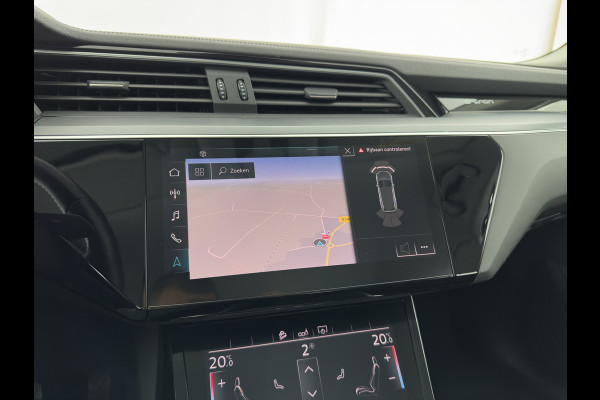 Audi e-tron 50 Quattro *ELECTRO-MOTOR AUDIBLE* Launch edition 71 kWh [ 3-Fase ] {SOH-100%} (INCL-BTW) Aut. *FULL-LED | DIGI-COCKPIT | NAVI-FULLMAP | HEATED-COMFORTSEATS | KEYLESS | AUDI-SOUND | SHIFT-PADDLES | ECC | PDC | CRUISE | 20''ALU*
