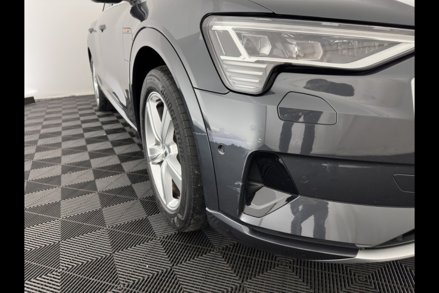 Audi e-tron 50 Quattro *ELECTRO-MOTOR AUDIBLE* Launch edition 71 kWh [ 3-Fase ] {SOH-100%} (INCL-BTW) Aut. *FULL-LED | DIGI-COCKPIT | NAVI-FULLMAP | HEATED-COMFORTSEATS | KEYLESS | AUDI-SOUND | SHIFT-PADDLES | ECC | PDC | CRUISE | 20''ALU*