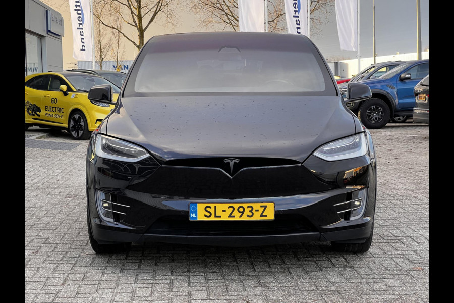 Tesla Model X 75D Base 7p. | Trekhaak | Lederen bekleding |