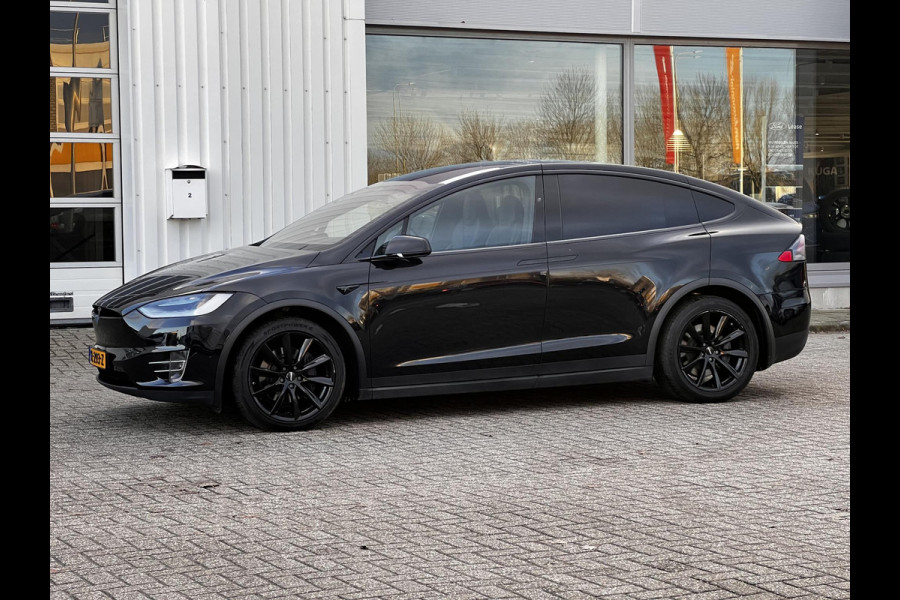 Tesla Model X 75D Base 7p. | Trekhaak | Lederen bekleding |