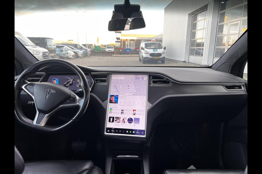 Tesla Model X 75D Base 7p. | Trekhaak | Lederen bekleding |