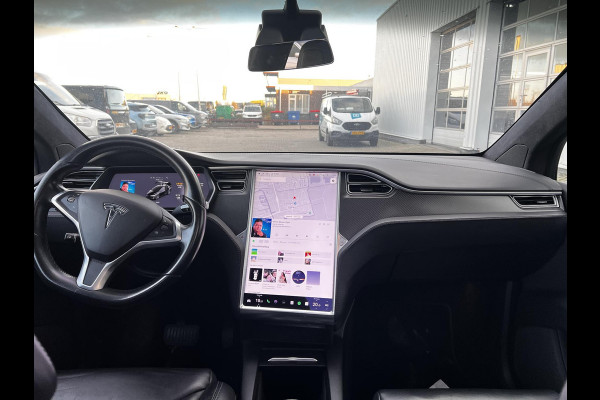 Tesla Model X 75D Base 7p. | Trekhaak | Lederen bekleding |