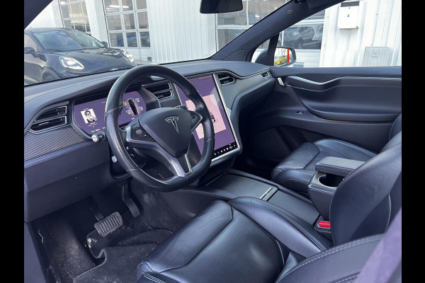 Tesla Model X 75D Base 7p. | Trekhaak | Lederen bekleding |