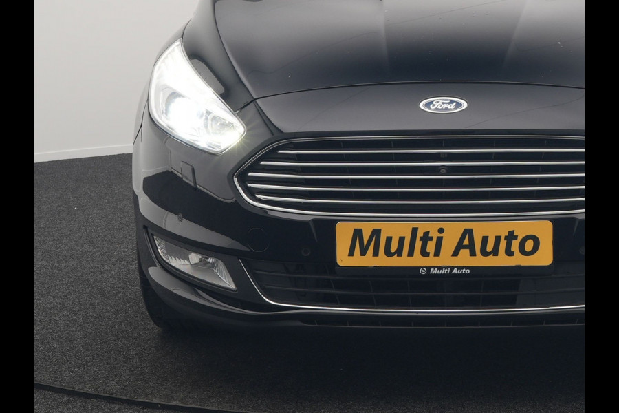 Ford Galaxy 2.0 Titanium 7-Persoons 241pk Dealer O.H. | Trekhaak Afn. | Panodak | Adaptive Cruise | Camera | Alcantara Sportstoelen Memory & Vewarmd | LED Koplampen | Keyless | Blis | Navigatie | DAB |