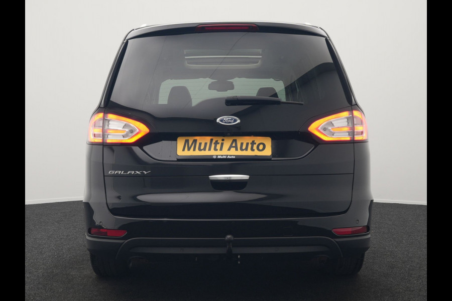 Ford Galaxy 2.0 Titanium 7-Persoons 241pk Dealer O.H. | Trekhaak Afn. | Panodak | Adaptive Cruise | Camera | Alcantara Sportstoelen Memory & Vewarmd | LED Koplampen | Keyless | Blis | Navigatie | DAB |