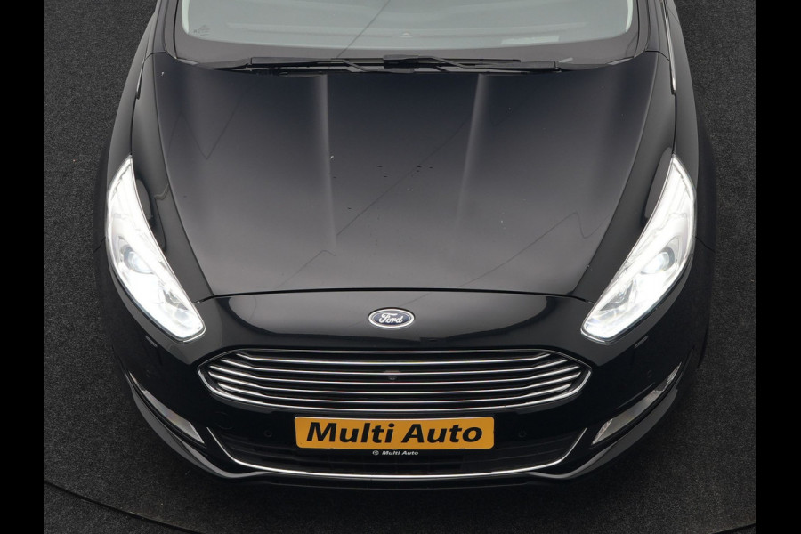 Ford Galaxy 2.0 Titanium 7-Persoons 241pk Dealer O.H. | Trekhaak Afn. | Panodak | Adaptive Cruise | Camera | Alcantara Sportstoelen Memory & Vewarmd | LED Koplampen | Keyless | Blis | Navigatie | DAB |
