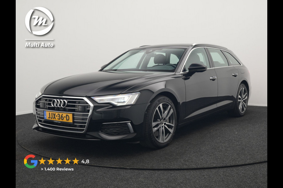 Audi A6 Avant 50 TFSI e quattro Advanced edition Plug In Hybrid 300pk Dealer O.H. PHEV | Trekhaak Af Fabriek | Adaptive Cruise | Camera | Lederen Sportstoelen Verwarmd | Apple Carplay | Blis | Keyless | Virtual | Navigatie | DAB |
