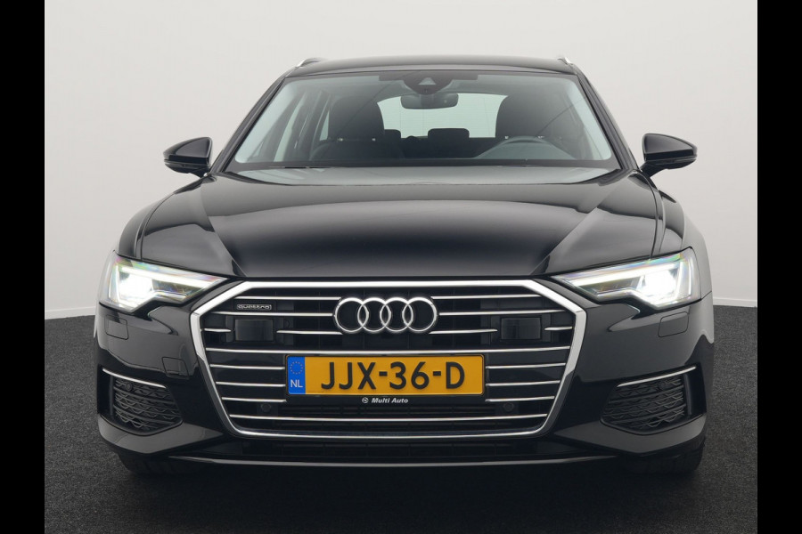 Audi A6 Avant 50 TFSI e quattro Advanced edition Plug In Hybrid 300pk Dealer O.H. PHEV | Trekhaak Af Fabriek | Adaptive Cruise | Camera | Lederen Sportstoelen Verwarmd | Apple Carplay | Blis | Keyless | Virtual | Navigatie | DAB |