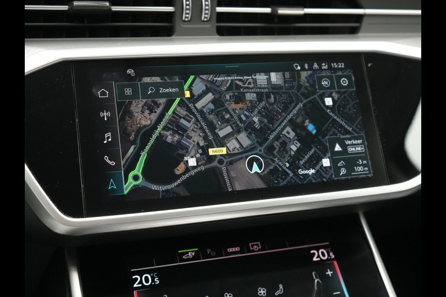 Audi A6 Avant 50 TFSI e quattro Advanced edition Plug In Hybrid 300pk Dealer O.H. PHEV | Trekhaak Af Fabriek | Adaptive Cruise | Camera | Lederen Sportstoelen Verwarmd | Apple Carplay | Blis | Keyless | Virtual | Navigatie | DAB |