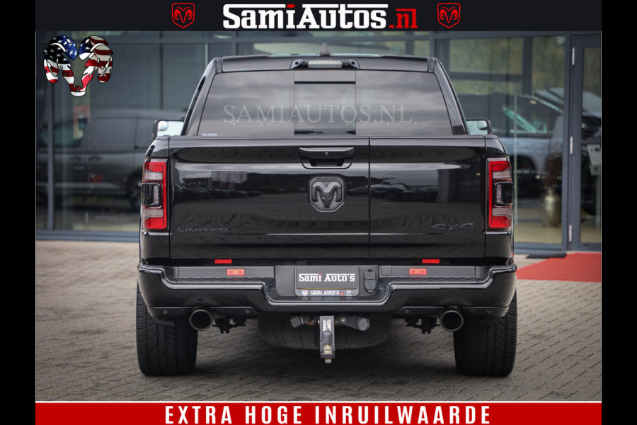 Dodge Ram 1500 LIMITED NIGHT | FEUL BLACK WHEELS | BOM VOL | 5.7 V8 4x4 | DUBBELE CABINE | MWK | XB9 | HUD | TOP STAAT