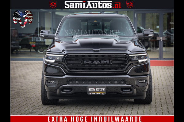 Dodge Ram 1500 LIMITED NIGHT | FEUL BLACK WHEELS | BOM VOL | 5.7 V8 4x4 | DUBBELE CABINE | MWK | XB9 | HUD | TOP STAAT
