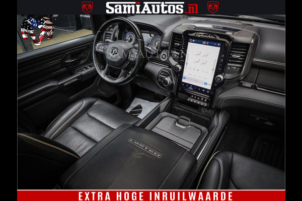 Dodge Ram 1500 LIMITED NIGHT | FEUL BLACK WHEELS | BOM VOL | 5.7 V8 4x4 | DUBBELE CABINE | MWK | XB9 | HUD | TOP STAAT