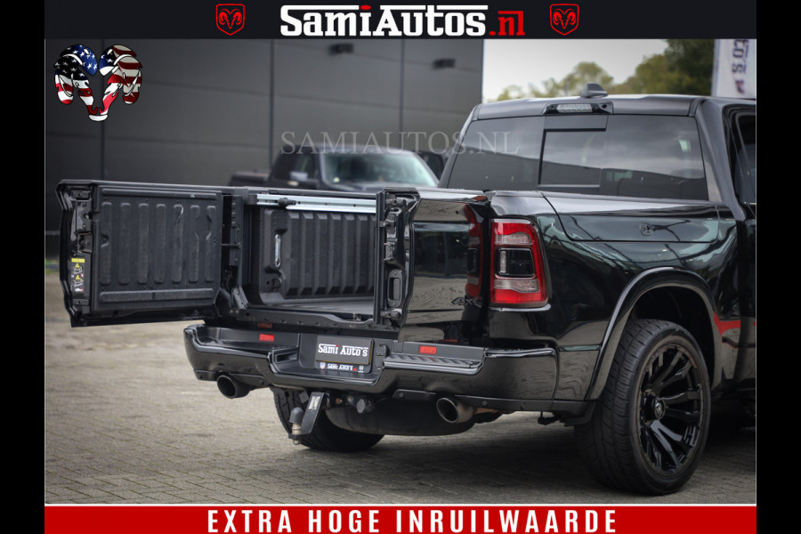 Dodge Ram 1500 LIMITED NIGHT | FEUL BLACK WHEELS | BOM VOL | 5.7 V8 4x4 | DUBBELE CABINE | MWK | XB9 | HUD | TOP STAAT