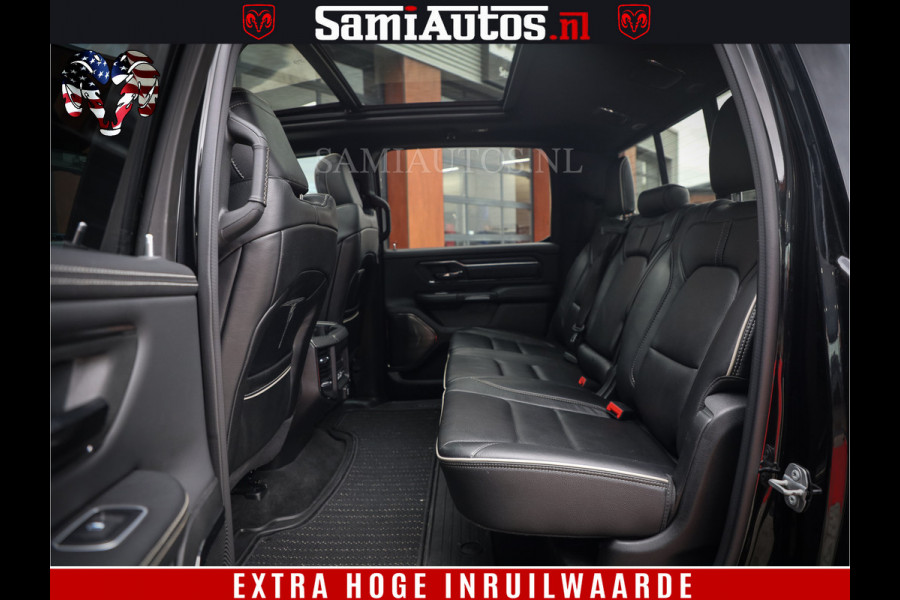 Dodge Ram 1500 LIMITED NIGHT | FEUL BLACK WHEELS | BOM VOL | 5.7 V8 4x4 | DUBBELE CABINE | MWK | XB9 | HUD | TOP STAAT