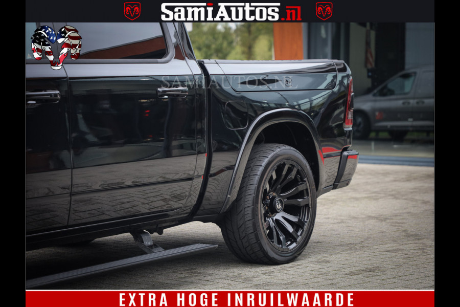 Dodge Ram 1500 LIMITED NIGHT | FEUL BLACK WHEELS | BOM VOL | 5.7 V8 4x4 | DUBBELE CABINE | MWK | XB9 | HUD | TOP STAAT