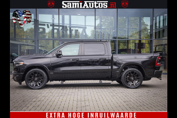 Dodge Ram 1500 LIMITED NIGHT | FEUL BLACK WHEELS | BOM VOL | 5.7 V8 4x4 | DUBBELE CABINE | MWK | XB9 | HUD | TOP STAAT