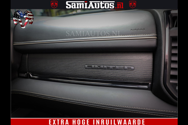 Dodge Ram 1500 LIMITED NIGHT | FEUL BLACK WHEELS | BOM VOL | 5.7 V8 4x4 | DUBBELE CABINE | MWK | XB9 | HUD | TOP STAAT