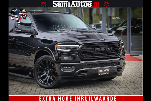 Dodge Ram 1500 LIMITED NIGHT | FEUL BLACK WHEELS | BOM VOL | 5.7 V8 4x4 | DUBBELE CABINE | MWK | XB9 | HUD | TOP STAAT