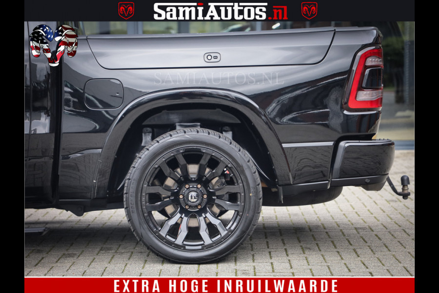 Dodge Ram 1500 LIMITED NIGHT | FEUL BLACK WHEELS | BOM VOL | 5.7 V8 4x4 | DUBBELE CABINE | MWK | XB9 | HUD | TOP STAAT