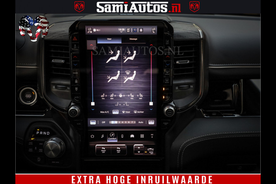 Dodge Ram 1500 Limited Night High Output 540HP 706Nm | Massage + Full Option | De Meest Luxe en Volle Pick-Up in zijn Klasse | Comfortabele Dubbele Cabine met Royale 5 Zitplaatsen | BPM vrij | Nu Leverbaar uit Voorraad | Voorraad Nr 2320 - 5138