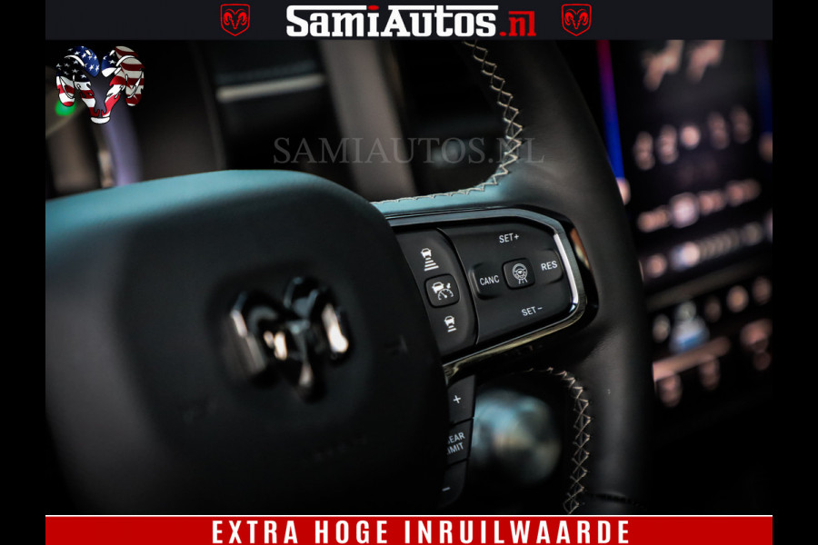 Dodge Ram 1500 Limited Night High Output 540HP 706Nm | Massage + Full Option | De Meest Luxe en Volle Pick-Up in zijn Klasse | Comfortabele Dubbele Cabine met Royale 5 Zitplaatsen | BPM vrij | Nu Leverbaar uit Voorraad | Voorraad Nr 2320 - 5138