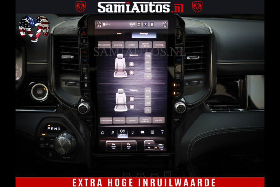 Dodge Ram 1500 Limited Night High Output 540HP 706Nm | Massage + Full Option | De Meest Luxe en Volle Pick-Up in zijn Klasse | Comfortabele Dubbele Cabine met Royale 5 Zitplaatsen | BPM vrij | Nu Leverbaar uit Voorraad | Voorraad Nr 2320 - 5138