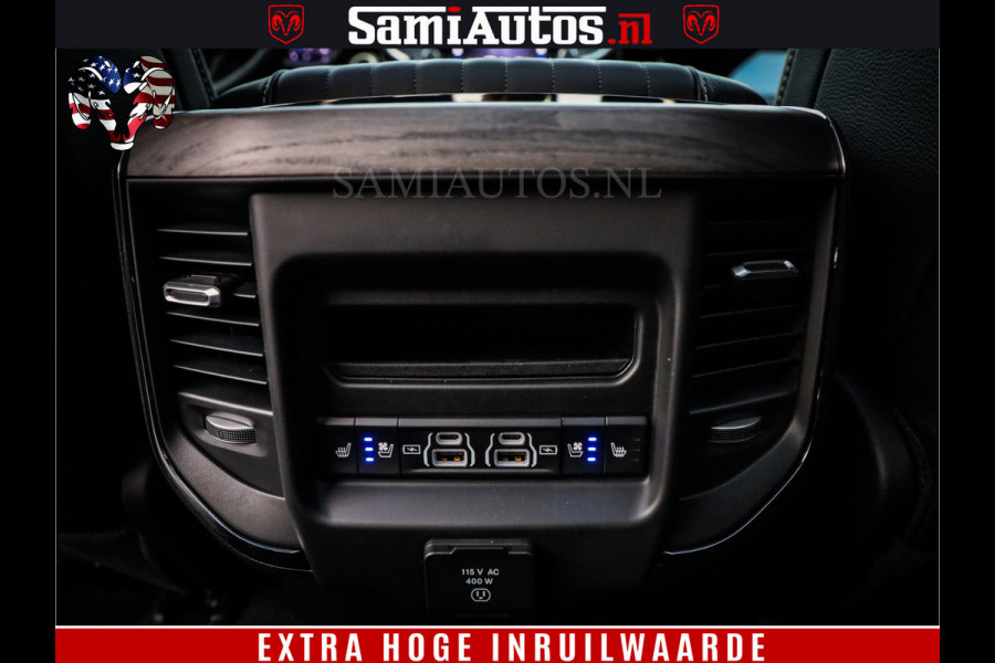 Dodge Ram 1500 Limited Night High Output 540HP 706Nm | Massage + Full Option | De Meest Luxe en Volle Pick-Up in zijn Klasse | Comfortabele Dubbele Cabine met Royale 5 Zitplaatsen | BPM vrij | Nu Leverbaar uit Voorraad | Voorraad Nr 2320 - 5138