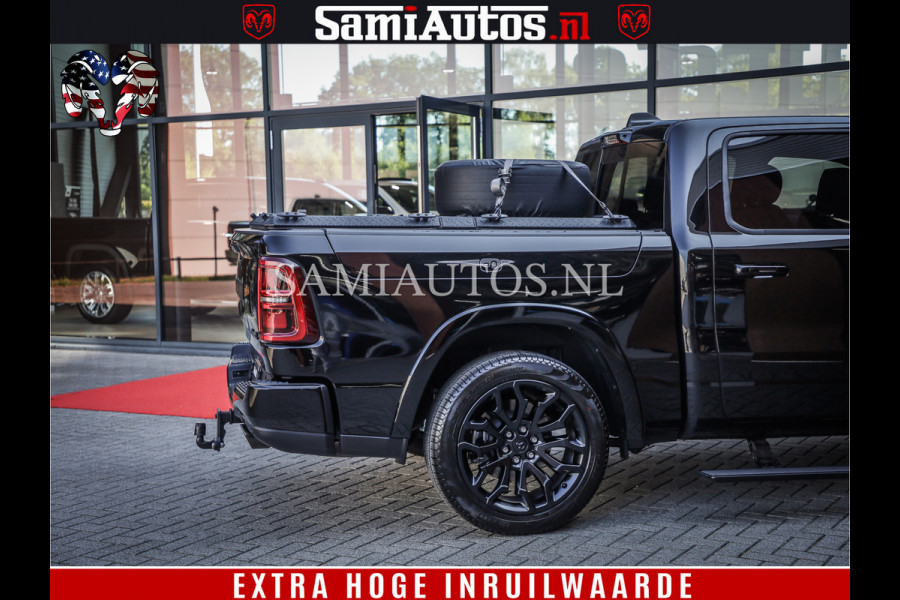 Dodge Ram 1500 Limited Night High Output 540HP 706Nm | Massage + Full Option | De Meest Luxe en Volle Pick-Up in zijn Klasse | Comfortabele Dubbele Cabine met Royale 5 Zitplaatsen | BPM vrij | Nu Leverbaar uit Voorraad | Voorraad Nr 2320 - 5138