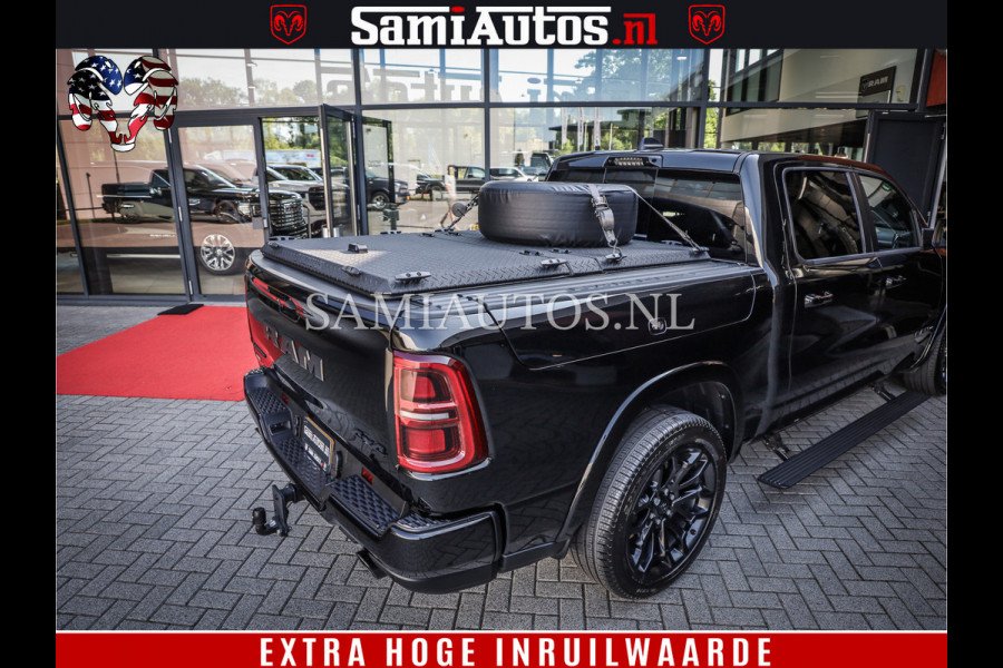 Dodge Ram 1500 Limited Night High Output 540HP 706Nm | Massage + Full Option | De Meest Luxe en Volle Pick-Up in zijn Klasse | Comfortabele Dubbele Cabine met Royale 5 Zitplaatsen | BPM vrij | Nu Leverbaar uit Voorraad | Voorraad Nr 2320 - 5138