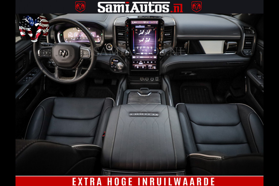 Dodge Ram 1500 Limited H.O 540HP 706Nm | Massage + Full Option | De Meest Luxe en Volle Pick-Up in zijn Klasse | Comfortabele Dubbele Cabine met Royale 5 Zitplaatsen | BPM vrij | Nu Leverbaar uit Voorraad | Voorraad Nr 2304 - 8540