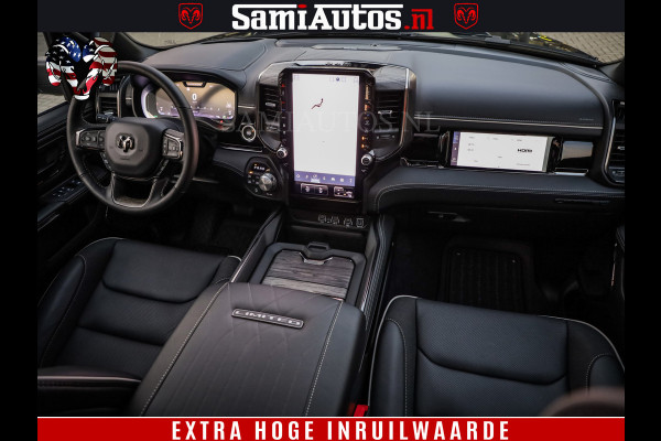 Dodge Ram 1500 Limited H.O 540HP 706Nm | Massage + Full Option | De Meest Luxe en Volle Pick-Up in zijn Klasse | Comfortabele Dubbele Cabine met Royale 5 Zitplaatsen | BPM vrij | Nu Leverbaar uit Voorraad | Voorraad Nr 2304 - 8540