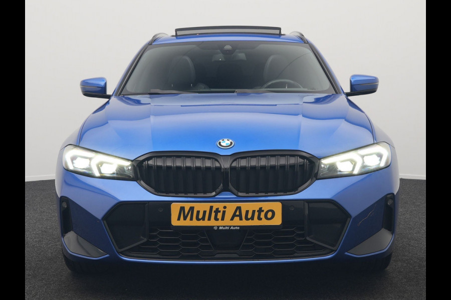 BMW 3 Serie Touring 330e M Sport Pro Plug In Hybrid 292pk Dealer O.H. PHEV | Widescreen Navi | Trekhaak Af Fabriek | Panodak | Adaptive Cruise | Camera |  Alcantara Sportstoelen Memory & Verwarmd | Sfeerverlichting | Apple Carplay | Stuur Verwarmd | Navigatie |