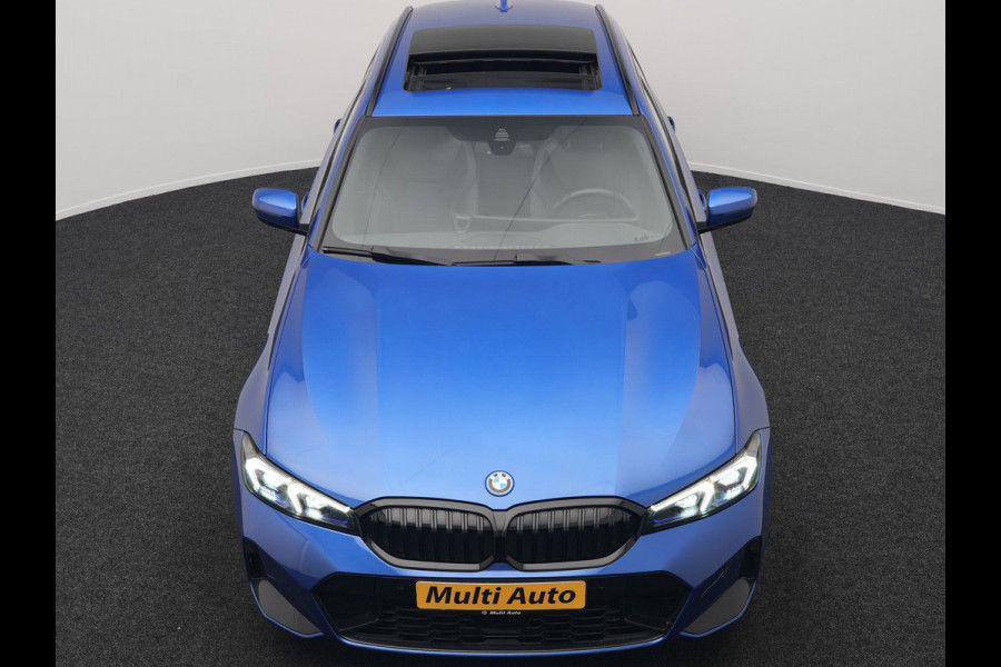 BMW 3 Serie Touring 330e M Sport Pro Plug In Hybrid 292pk Dealer O.H. PHEV | Widescreen Navi | Trekhaak Af Fabriek | Panodak | Adaptive Cruise | Camera |  Alcantara Sportstoelen Memory & Verwarmd | Sfeerverlichting | Apple Carplay | Stuur Verwarmd | Navigatie |