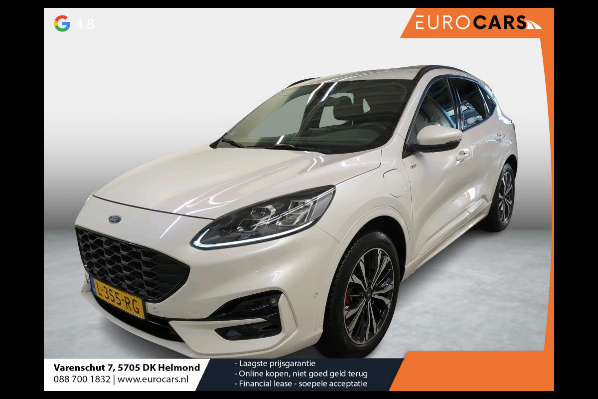Ford Kuga 2.5 PHEV 225 PK Aut. ST-Line X Adaptive Cruise Control 19" LM Velgen PDC VA + Camera Design Pack Driver Assistance Pack Winter Pack Premium White Metallic Trekhaak