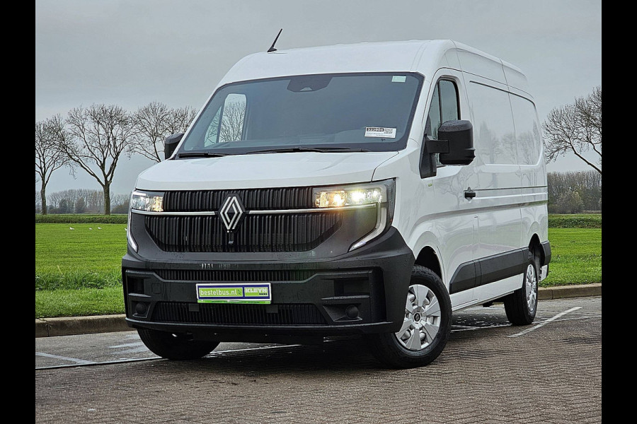 Renault Master T35 2.0 dCi 130 L2H2 Start 3-Zits CarPlay Airco 130Pk Euro6 BPM-Vrij Pdc Laadruimte-Betimmerd!