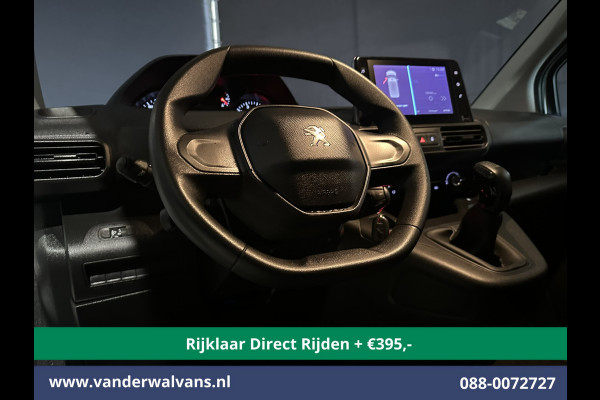 Peugeot Partner 1.5 BlueHDI 102pk L1H1 Euro6 *Rijklaar Direct Rijden* Airco | Apple Carplay | Android Auto | Cruisecontrol | Trekhaak Parkeersensoren