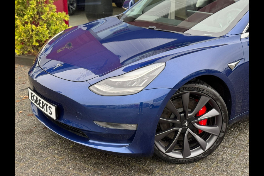 Tesla Model 3 Performance AWD 75 kWh Tijdelijke Black friday deal, nu van 29750.- voor 28750.-
